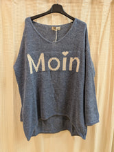 Lade das Bild in den Galerie-Viewer, Moin Pullover mit V- Ausschnitt , Made in Italy