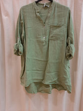 Lade das Bild in den Galerie-Viewer, 3/ 4 Arm Musselinbluse