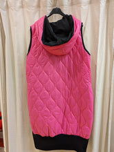 Lade das Bild in den Galerie-Viewer, Gesteppte Longweste, Aqua & Limone , Made in Italy