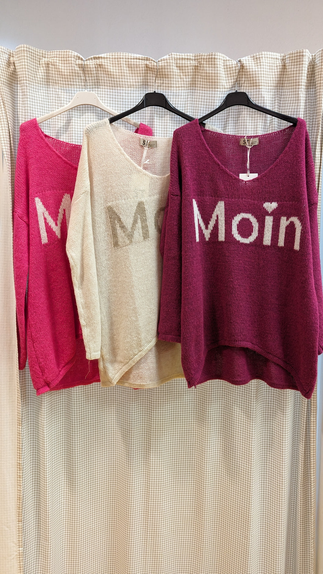 Moin Pullover in Winterqualität, Made in Italy