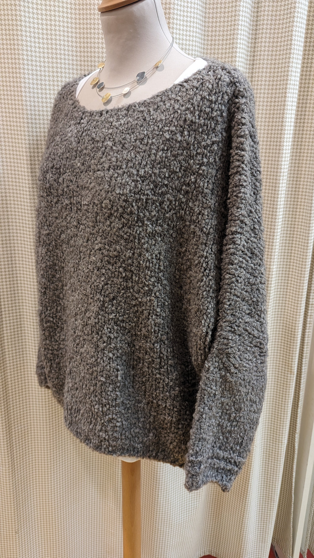 Pullover Bouclestrick , Selectet Touch, Made in Italy