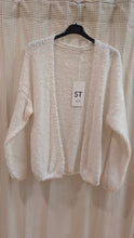Lade das Bild in den Galerie-Viewer, Offene Strickjacke, Made in Italy
