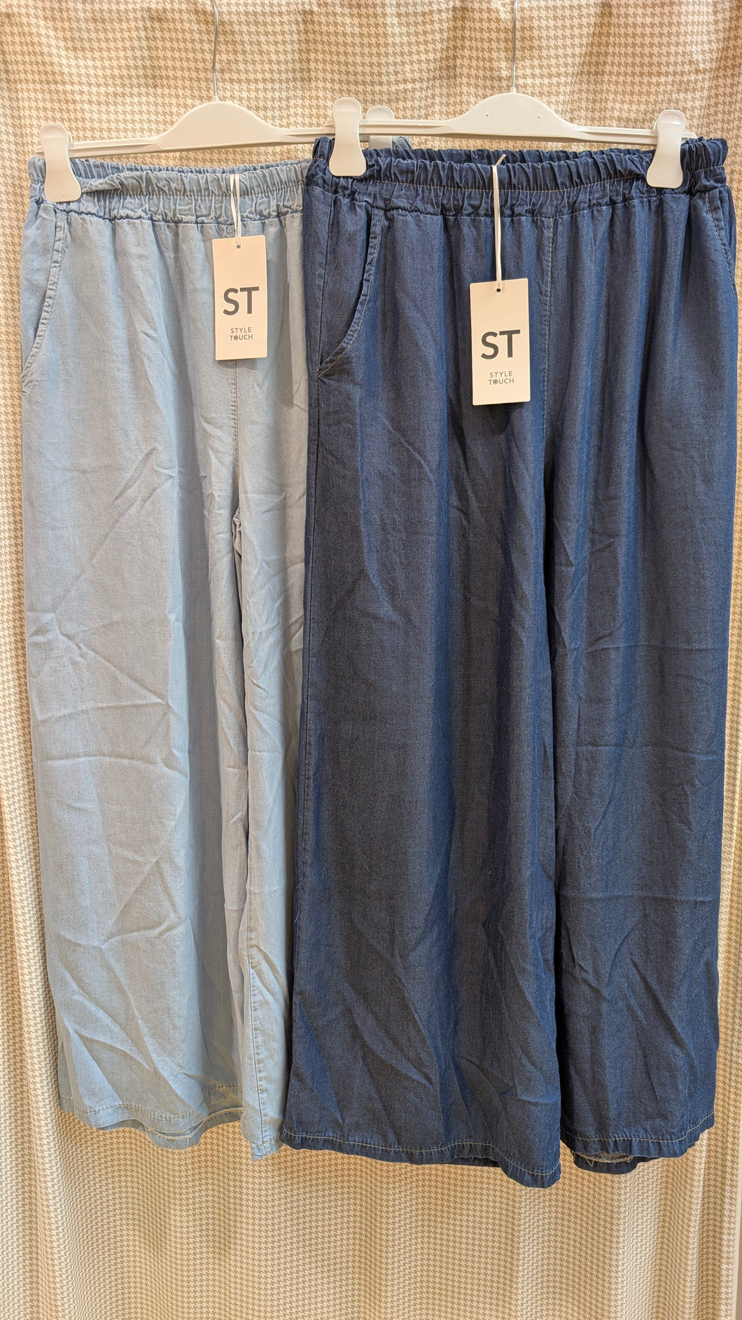 Wide Leg Hose , Selected Touch ,Made in Italy