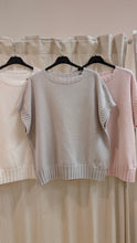 Lade das Bild in den Galerie-Viewer, Strickpullover mit kurzem Arm , Made in Italy
