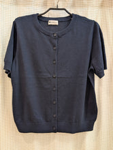 Lade das Bild in den Galerie-Viewer, Kurzarm Cardigan mit Rundhals ,Street One
