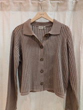 Lade das Bild in den Galerie-Viewer, Häkelstrickjacke mit Kragen , FRLAYLA CAR 1 , Fransa
