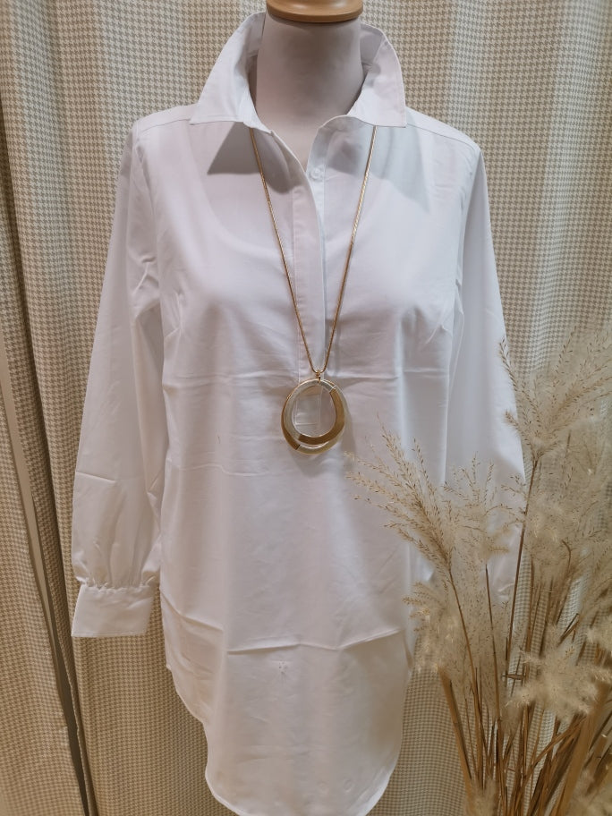 Longbluse mit Kragen ,Fransa Dänemark