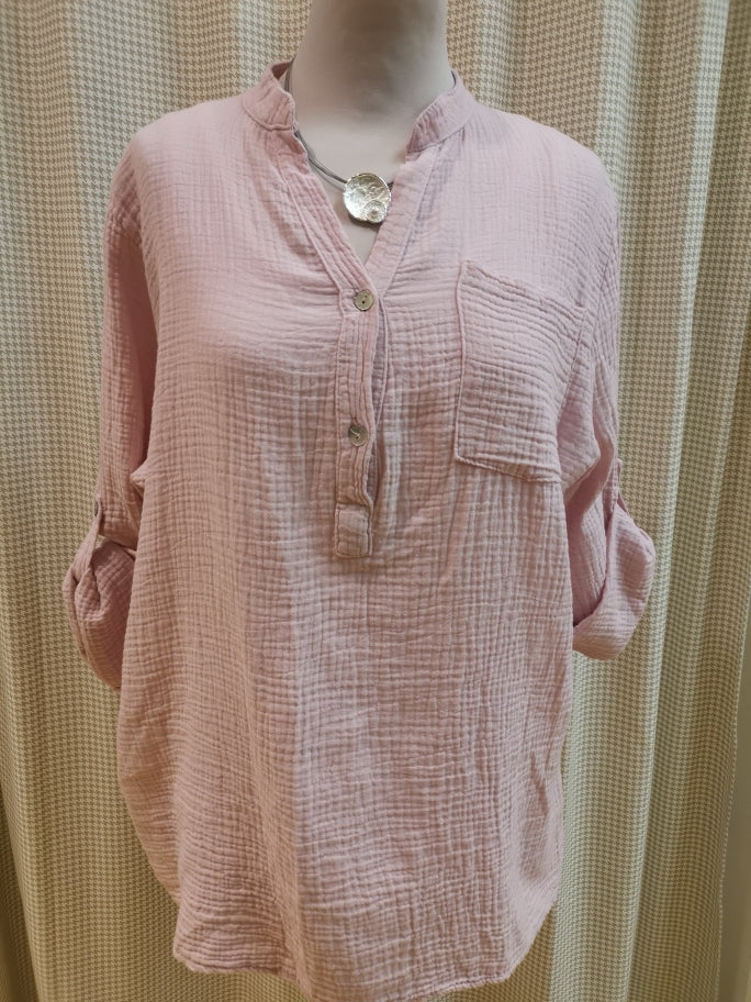 3/ 4 Arm Musselinbluse
